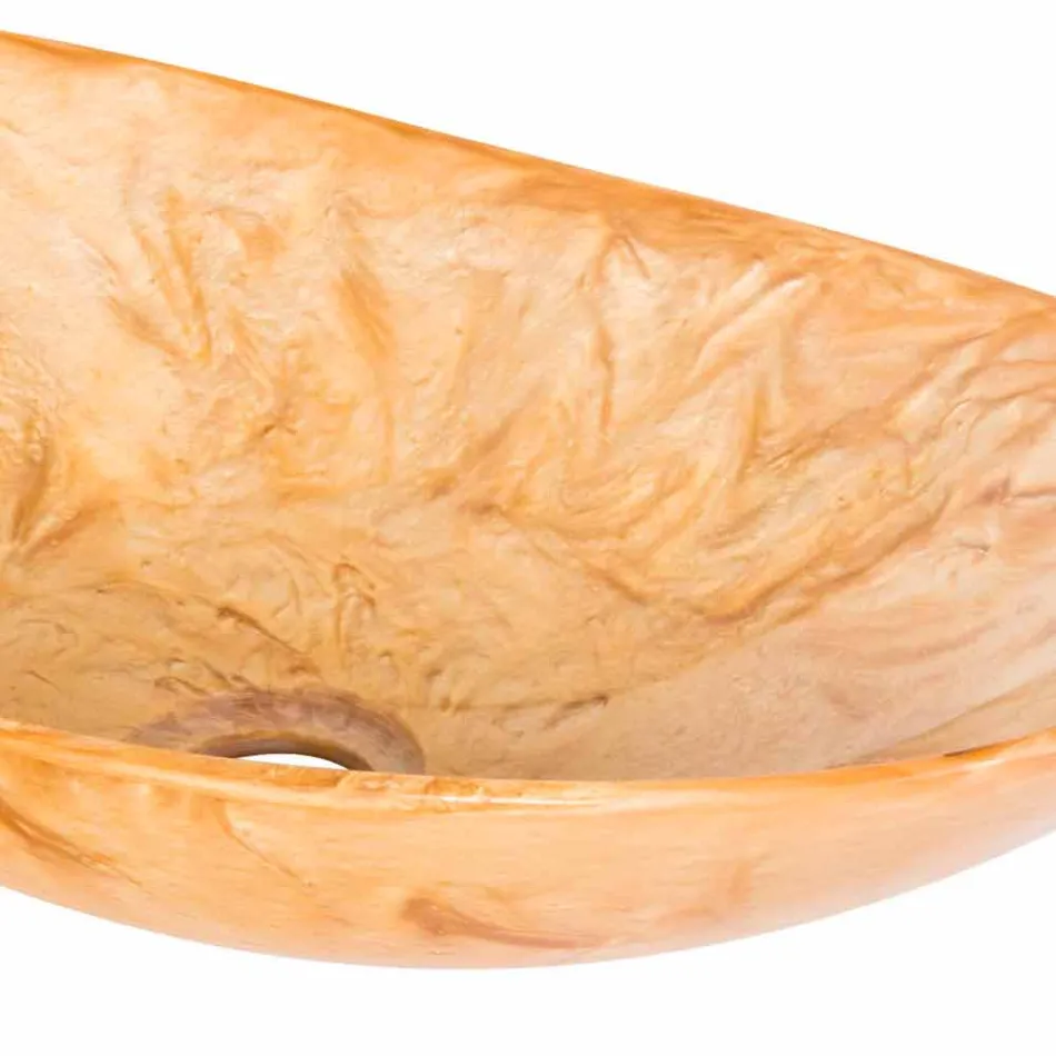 Countertop rrëshirë moderne Countertop Washbasin - Malegno Viadurini