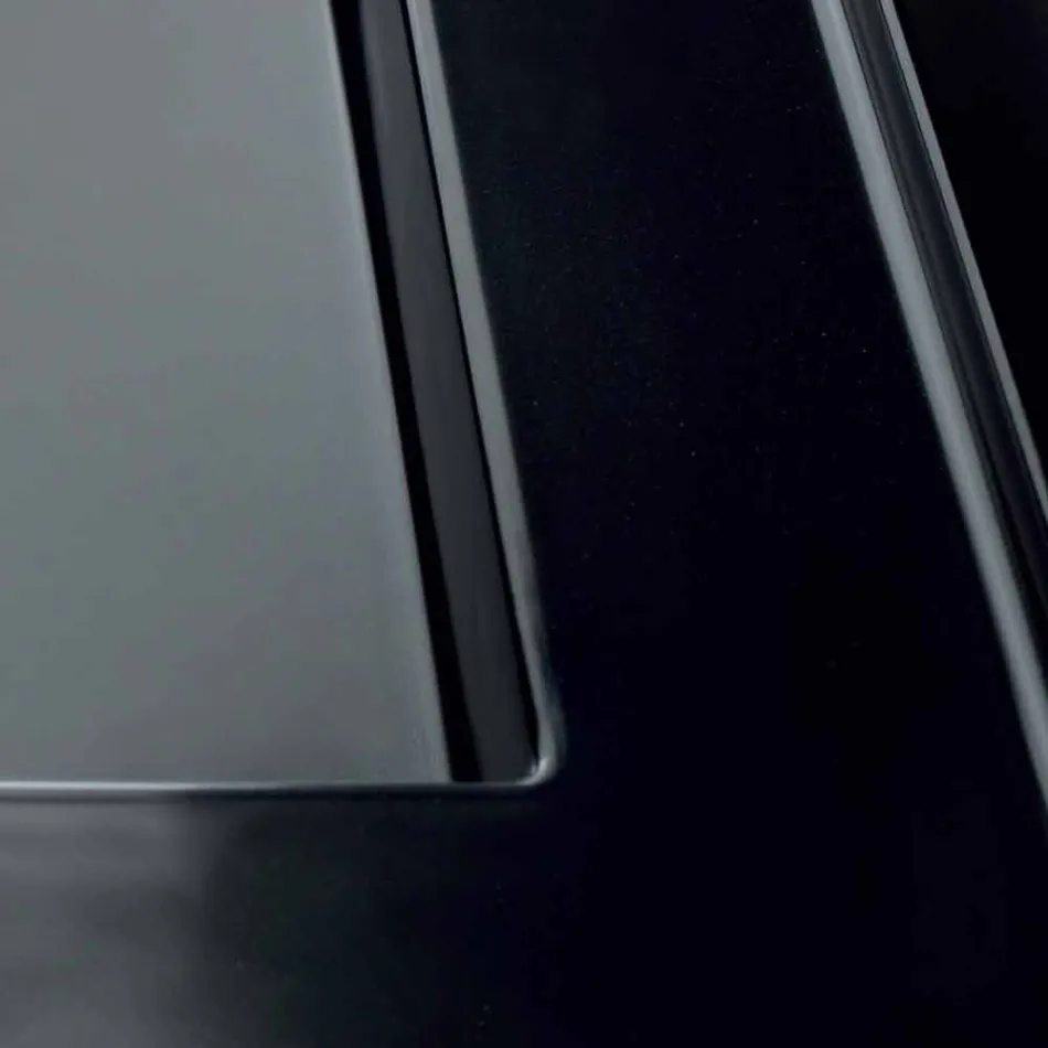 Countertop qeramike e zezë moderne e pastër Icon Alice Ceramica Viadurini