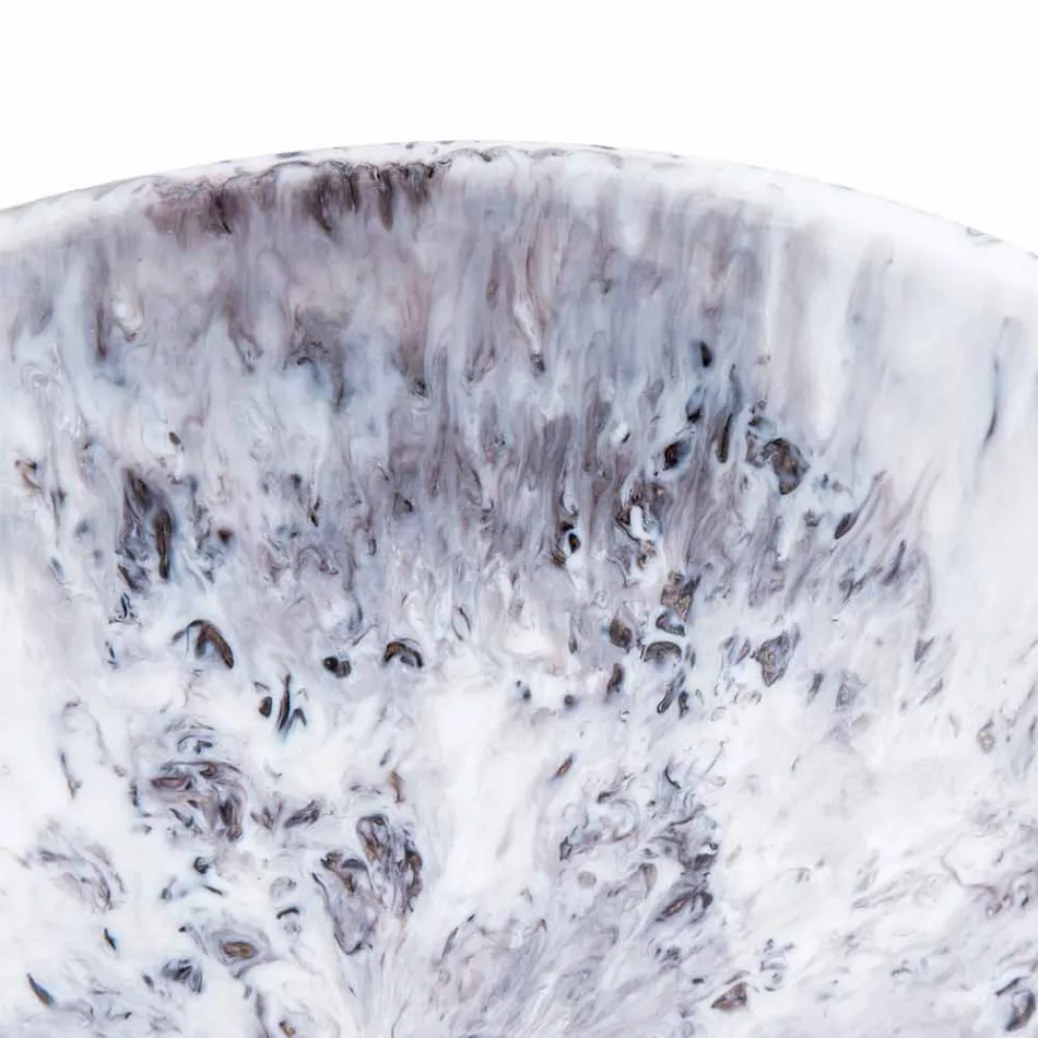 Countertop banjo me banjë moderne dhe me rrëshirë të zezë - Dogliola Viadurini