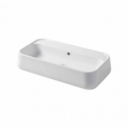 Washbasin Modern Countertop në Qeramikë me ngjyra Oliena Viadurini