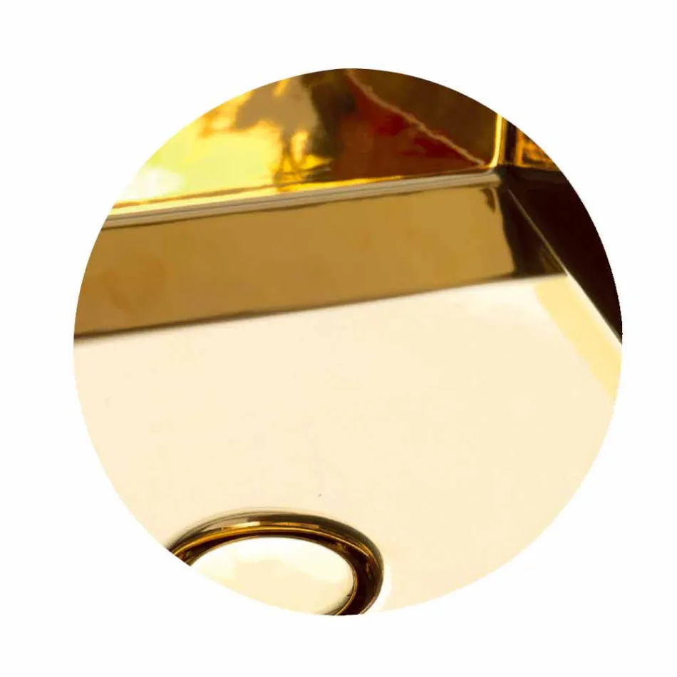 Lavaman qeramike countertop ose mur i montuar L 75cm i bërë në Itali, Gais Viadurini