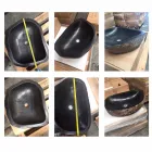 Mikser i basenit Countertop në basaltin e Hassan Viadurini