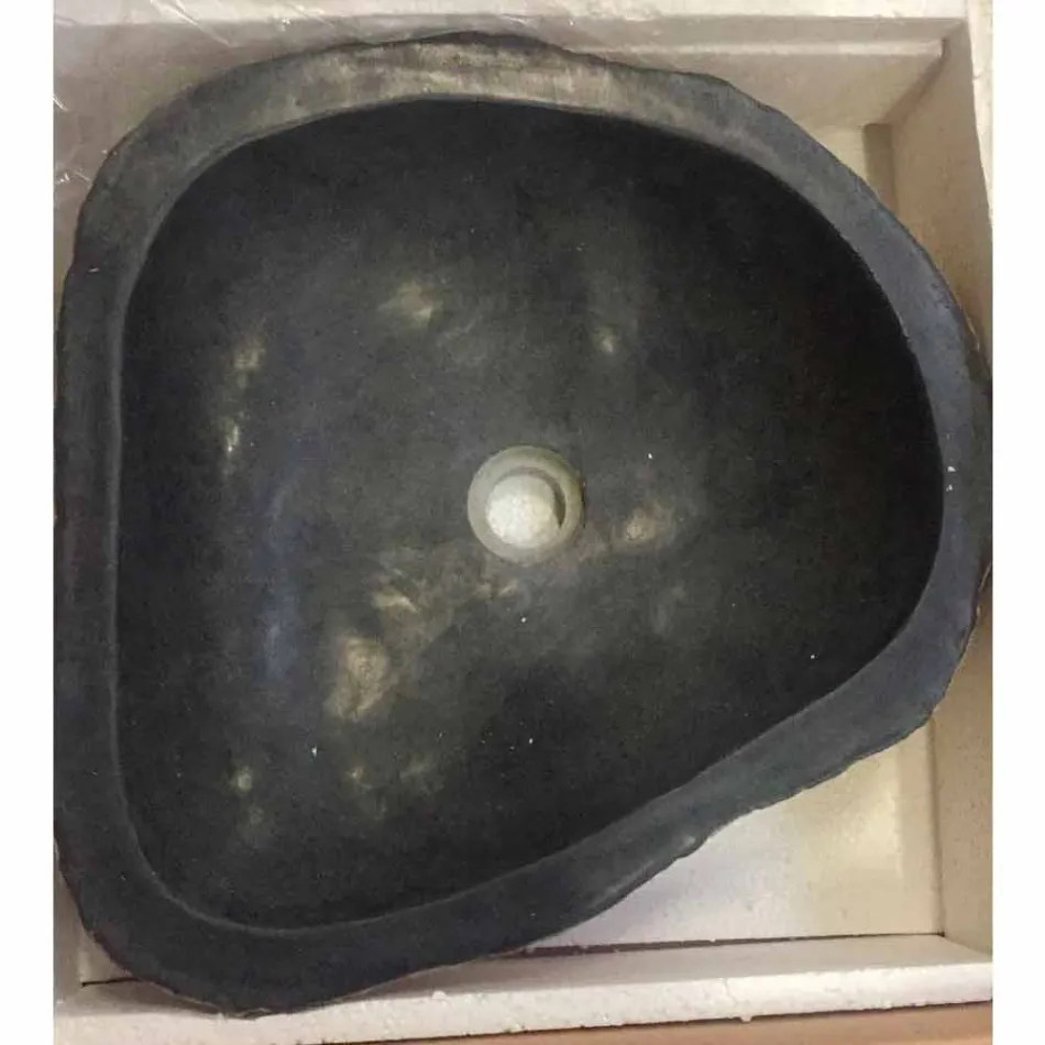 Mikser i basenit Countertop në basaltin e Hassan Viadurini