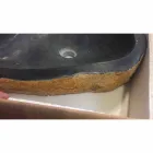 Mikser i basenit Countertop në basaltin e Hassan Viadurini