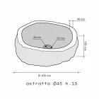 Pika Mbështetëse e Countertop Smoke Mermai Mumbai Viadurini