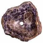 Larje countertop prodhuar me dorë në gur ametist, Vidor Viadurini