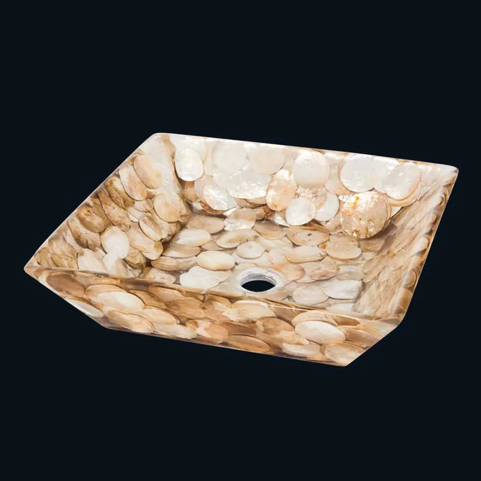 Lloj pllaka banimi countertop për akira, në rrëshirë artificiale Viadurini