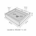 Sheshi Mbështetës i Countertop në Basalt Black Ban Viadurini