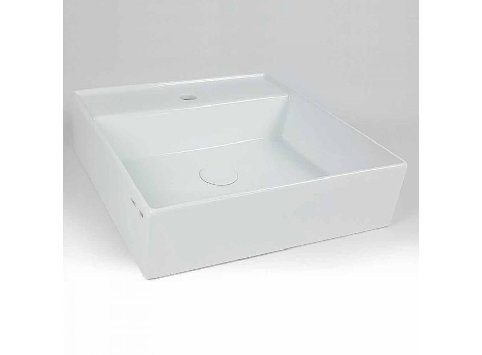 Countertop Moderne me pllaka qeramike Washbasin Made in Italy - Piacione Viadurini