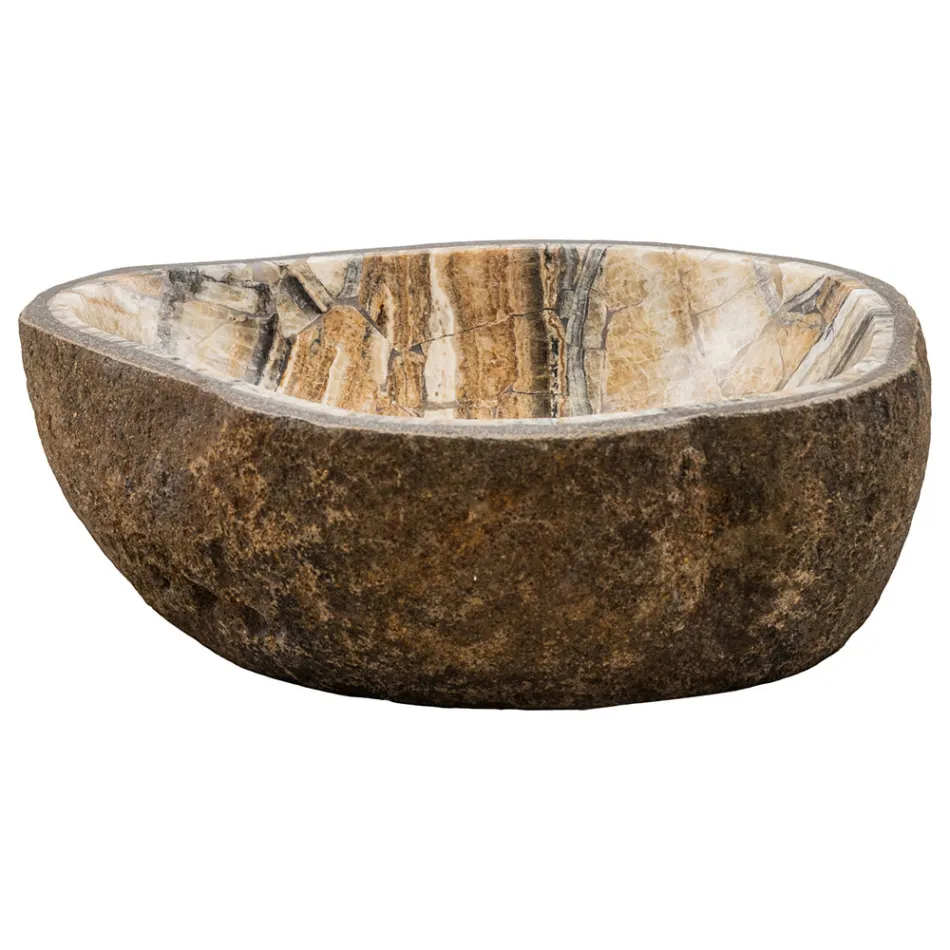 Lavaman banak i punuar me dorë në gur lumi, Palata Viadurini