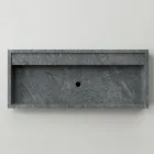 Lavaman me tavolinë drejtkëndëshe prej guri prej porcelani Prodhuar në Itali - Cervia Viadurini