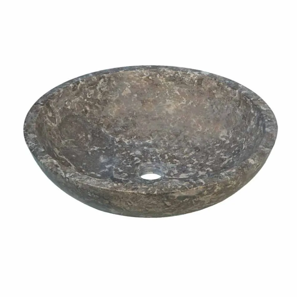 Mbështetja e Countertop Tondo në Anthracite Moyo Viadurini