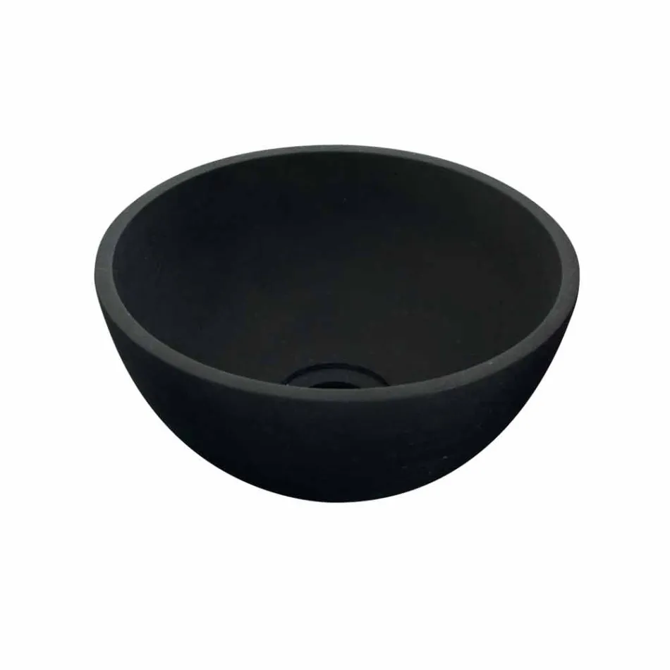 Mbështetje Terto për Countertop në Basalt Black Kali Viadurini