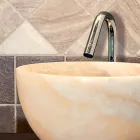 Mbështetja e Countertop Round Onyx Sula Viadurini