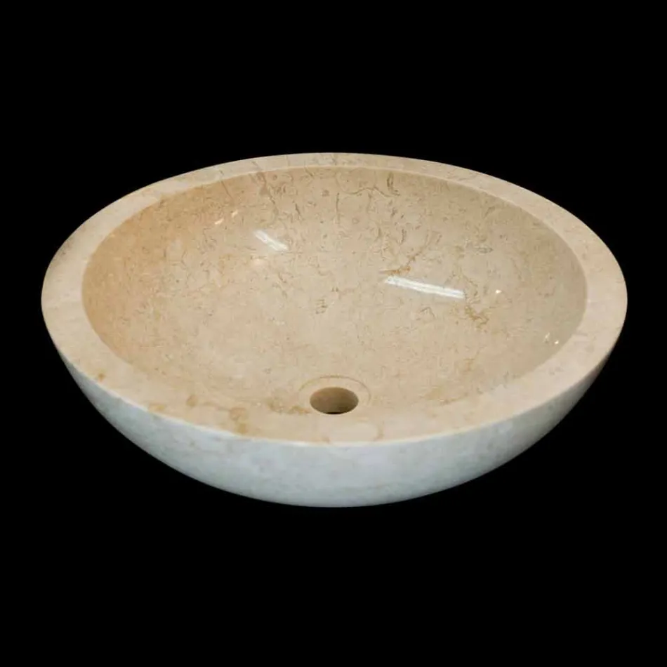 nga lavanderi i rrumbullaket ne gur natyral Punë e bardhë Viadurini