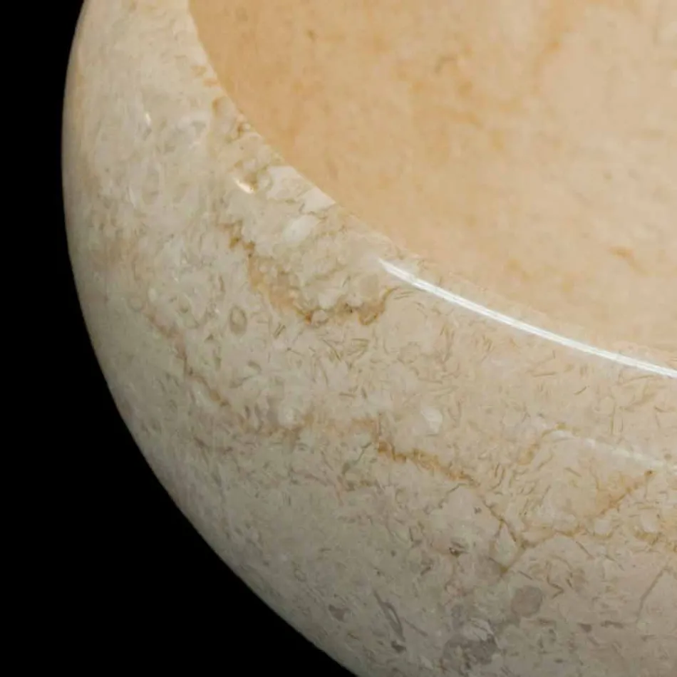 nga lavazhi i rrumbullakët në gur natyral Layla White Viadurini