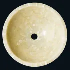 Mbajtës i rrumbullakët i countertop në gurin e oniksit të mjaltit Kilian Viadurini