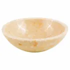 Mbajtës i rrumbullakët i countertop në gurin e oniksit të mjaltit Kilian Viadurini