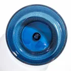 Lavaman banaku i rrumbullakët në qelq venecian Plissè Prodhuar në Itali - Zirkon Viadurini