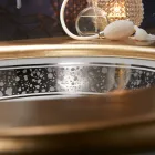 Lavaman i integruar i banjës në baltë zjarri të derdhur me dorë Prodhuar në Itali - Erioli Viadurini