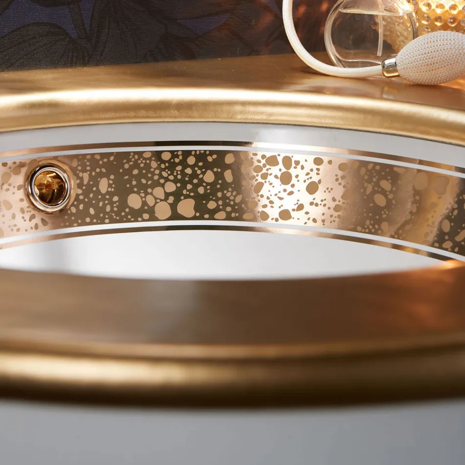 Lavaman i integruar i banjës në baltë zjarri të derdhur me dorë Prodhuar në Itali - Erioli Viadurini