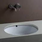 Lavaman Qeramik me Dizajn Modern dhe Montim të Poshtëm - Papavero Viadurini