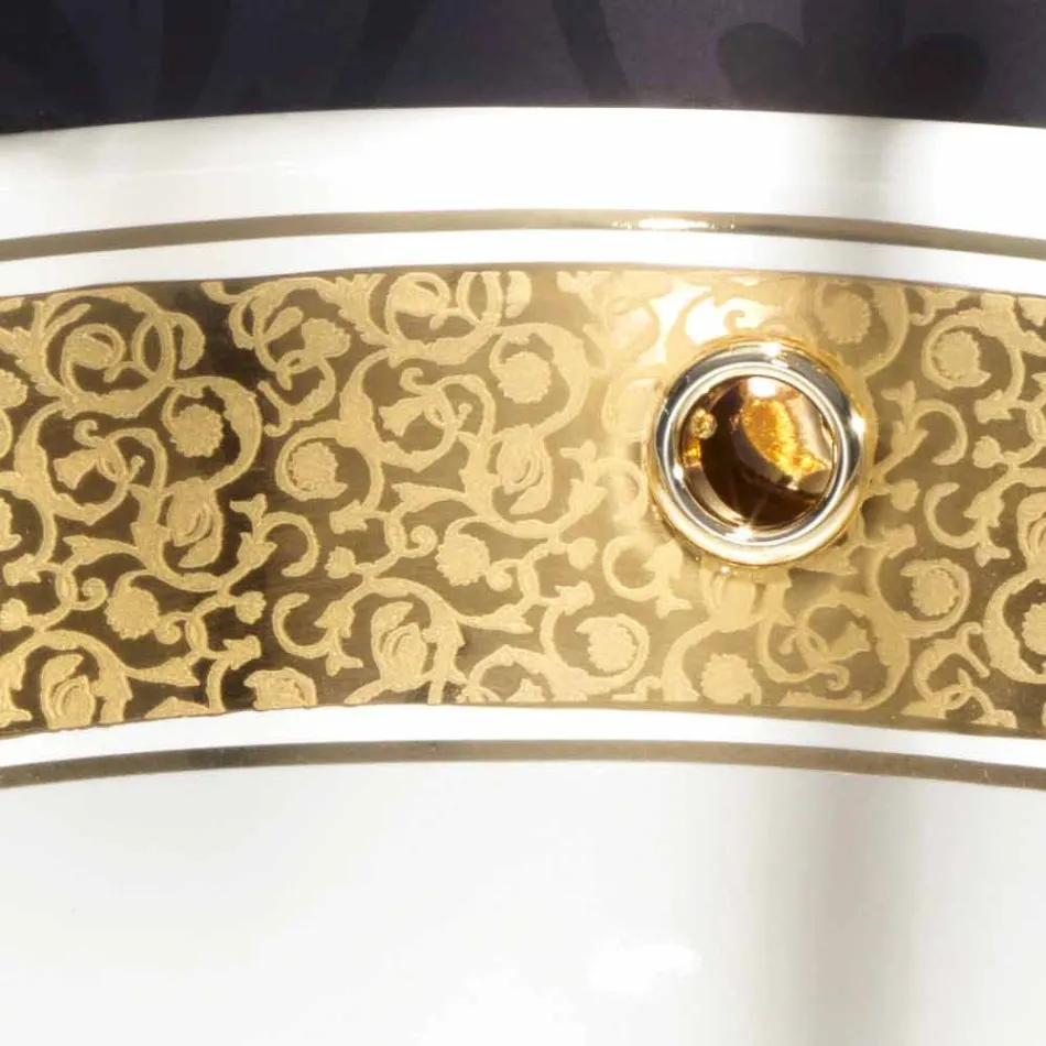 Mbushje e rrumbullakët e ndërtuar në argjilë dhe ar, të bërë në Itali, Otis Viadurini