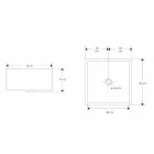 Dizenjoni lavamanin e countertopit me pllakë rrëshire - Duca Viadurini