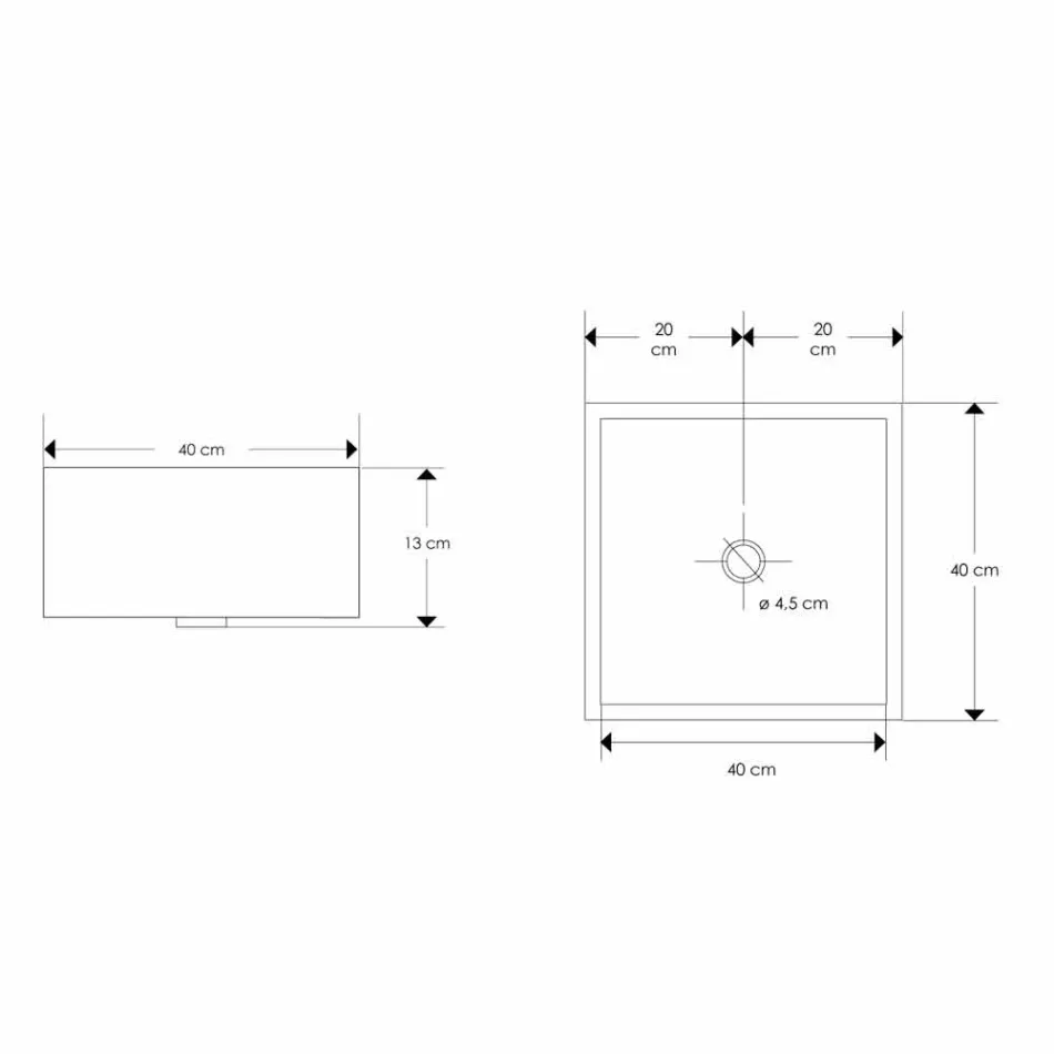 Dizenjoni lavamanin e countertopit me pllakë rrëshire - Duca Viadurini