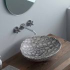 Dizenjoni lavazhin e banjës me pllaka qeramike të bërë në Itali Kafshët Viadurini