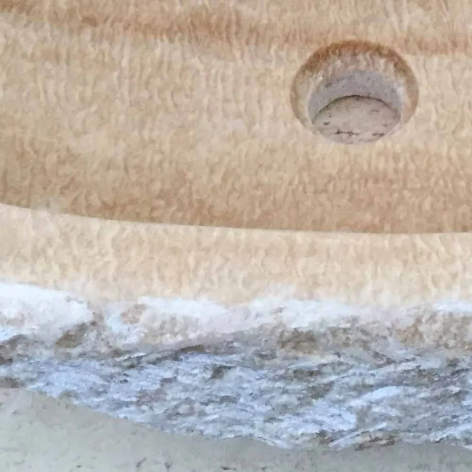 Lavaman për banjën Laia në gur natyral Viadurini