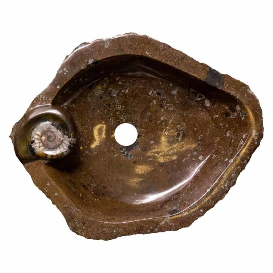 Lavaman i integruar i dizajnit të mermerit / Samir me këmbë të lirë, copë unike Viadurini