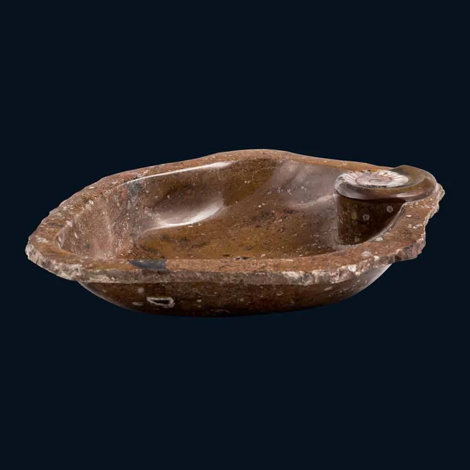 Lavaman i integruar i dizajnit të mermerit / Samir me këmbë të lirë, copë unike Viadurini