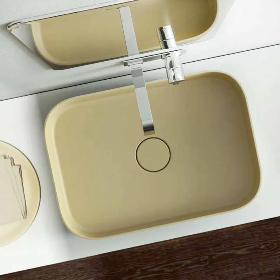 Lavaman banjo me ngjyra moderne të bëra në Itali, Formicola Viadurini