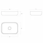 Lavaman banjo me ngjyra moderne të bëra në Itali, Formicola Viadurini