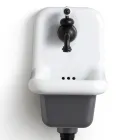 Lavaman i pavarur i banjës në qeramikë të bardhë dhe me ngjyra 26 cm - Jordan Viadurini