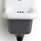 Lavaman i pavarur i banjës në qeramikë të bardhë dhe me ngjyra 26 cm - Jordan Viadurini