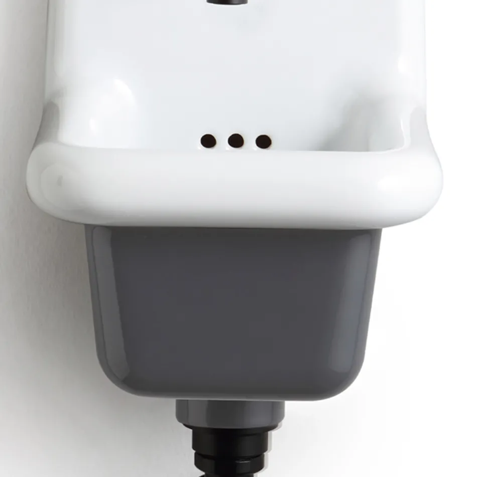 Lavaman i pavarur i banjës në qeramikë të bardhë dhe me ngjyra 26 cm - Jordan Viadurini