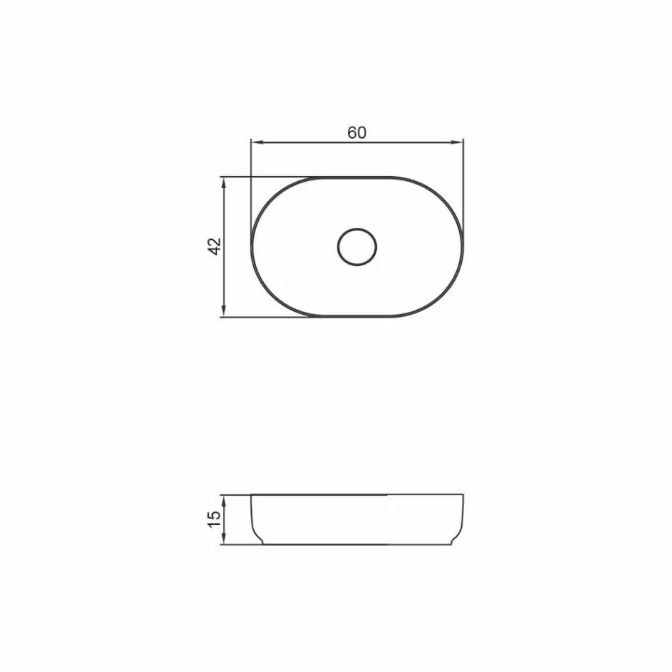 Larja e dizajnit banjo falas, e bërë në Itali Dalmine Medium Viadurini