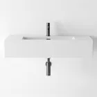 Lavaman qeramike me ngjyrë të varur ose countertop Prodhuar në Itali - Quadro Viadurini