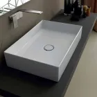 Larje qeramike countertop moderne e projektuar Sun 60x37, e bërë në Itali Viadurini