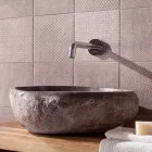 Lavaman i countertop i punuar me dorë në Pietra di Fiume - Aurea Viadurini