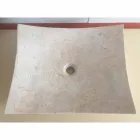 Lavaman në gur natyral të Dizajnit të bardhë Dashuria, copë unike Viadurini