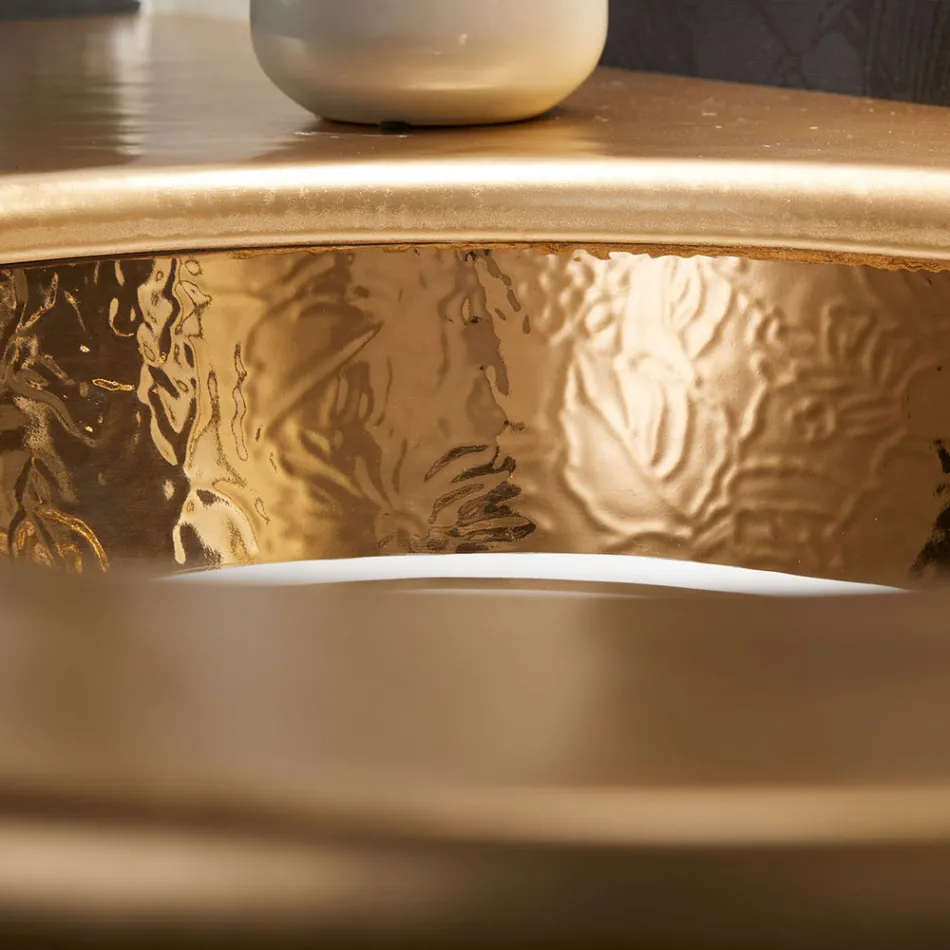 Lavaman i integruar në Fire Clay me brez në përfundime të ndryshme Prodhuar në Itali - Erioli Viadurini