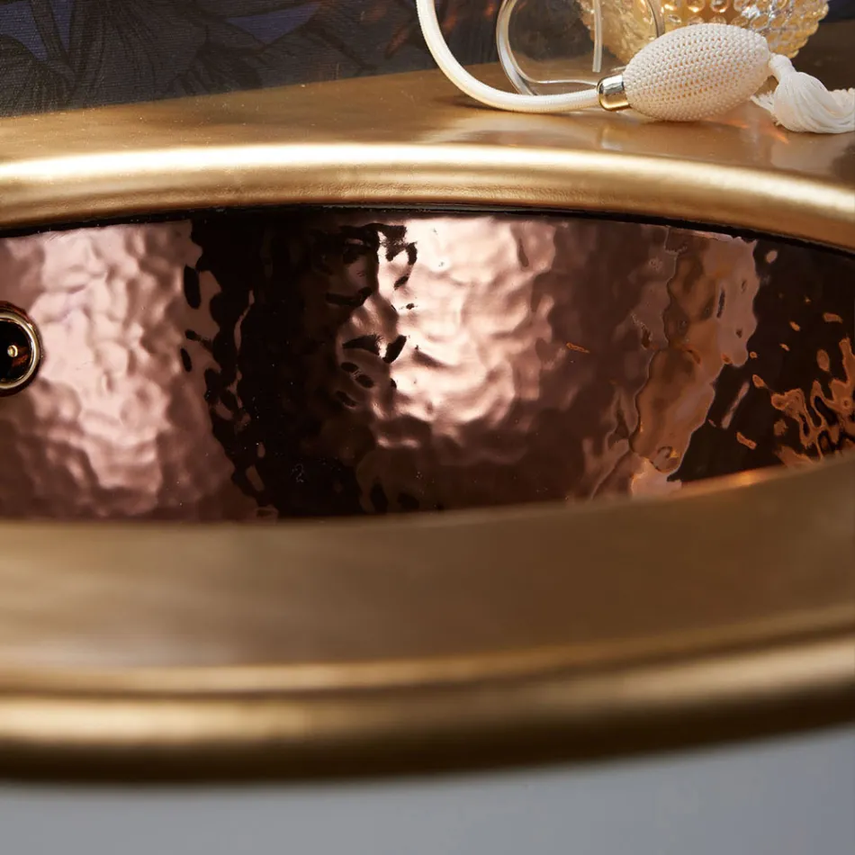 Lavaman i integruar në balte zjarri me 3 finitura Prodhuar në Itali - Erioli Viadurini