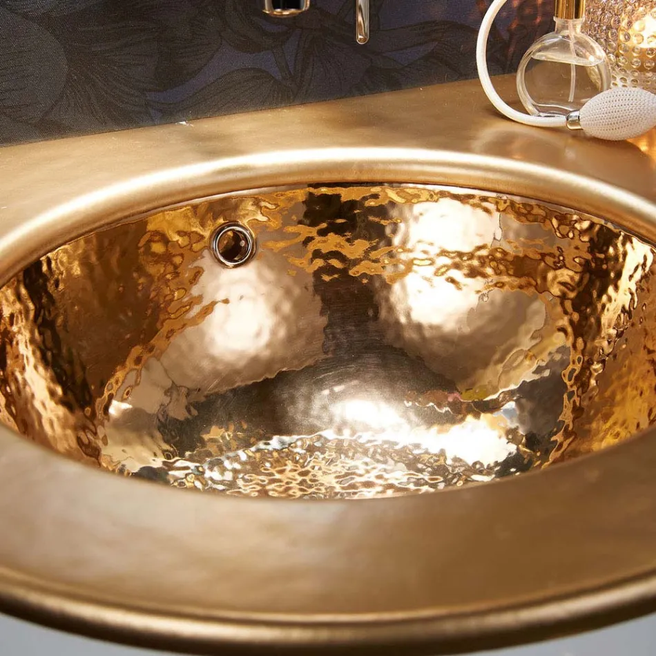 Lavaman i integruar në balte zjarri me 3 finitura Prodhuar në Itali - Erioli Viadurini