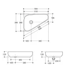 Lavaman banak modern në qeramikë ari i prodhuar në Itali Sofje Viadurini