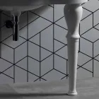 Larje muri moderne me ose pa këmbë, L90 cm në Avise Qeramike Viadurini