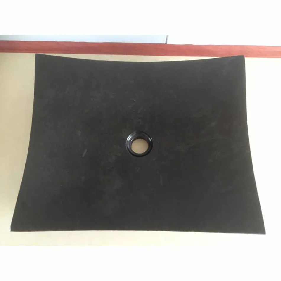 Larje banjo e zezë në gur natyral Dashuri, copë unike Viadurini