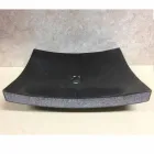 Larje banjo e zezë në gur natyral Dashuri, copë unike Viadurini